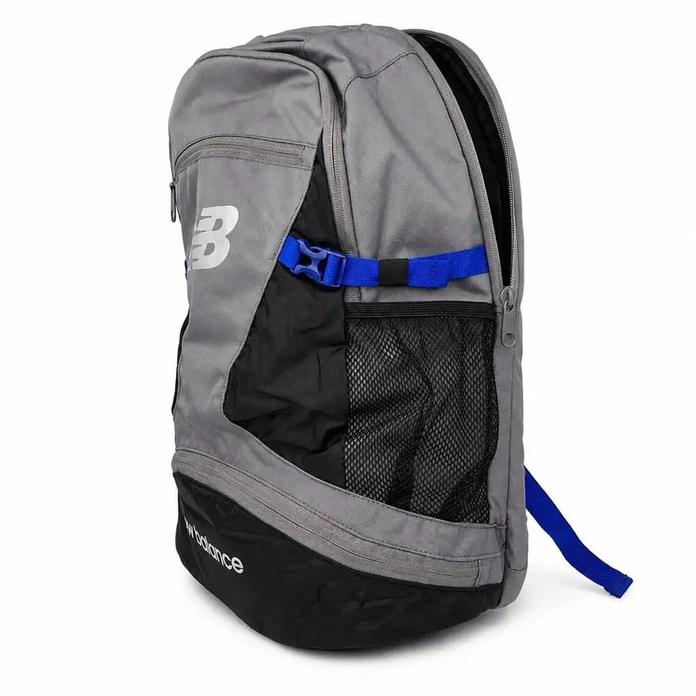 New Balance Champ Backpack 17” Laptop Bag Gunmetal Blue LAB91012-GNM NWT